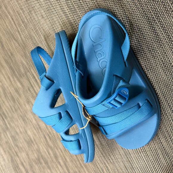 NEW CHACO kid's chillos sport sandals in‎ blue - Picture 3 of 6